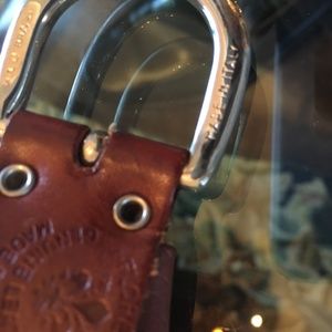 Italian Brown Leather Belt